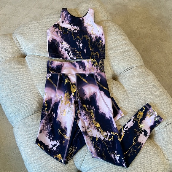 Other - Yoga sports bra tank top and matching pants